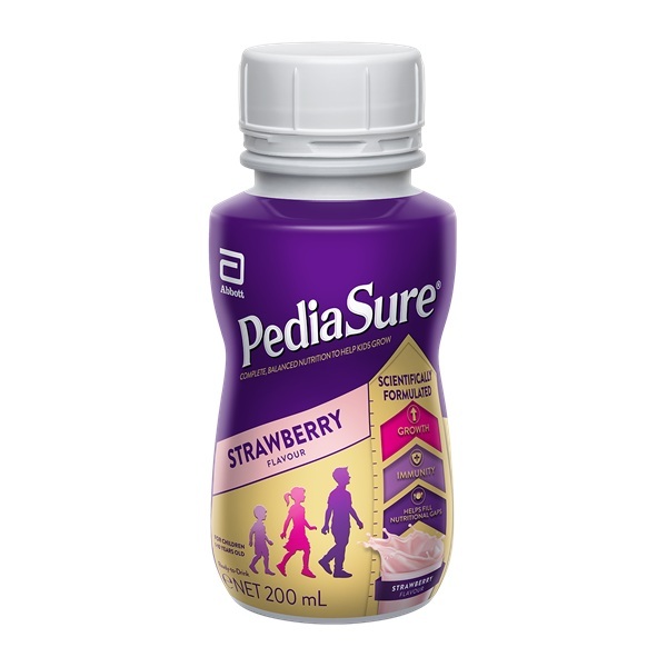 PediaSure Strawberry Bottle 200ml - PediaSure product image for SEO optimization