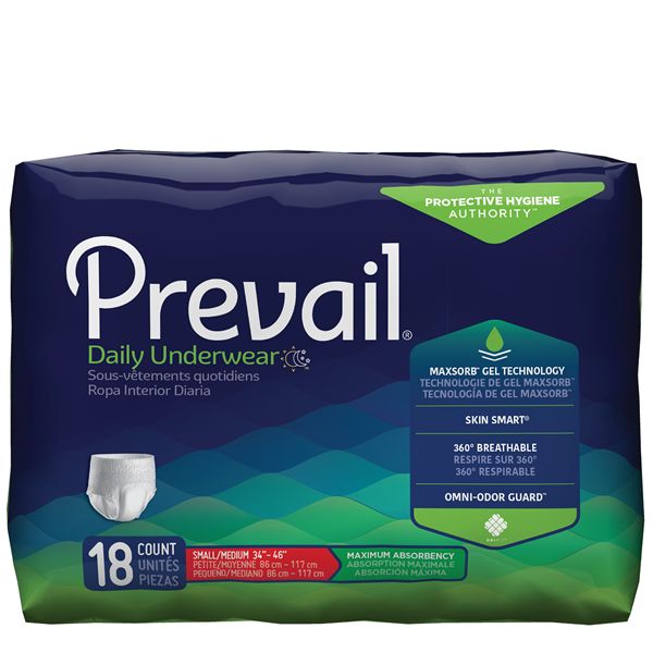 Prevail Super Plus Pull-Ups Small/Medium 86-118cm 1600ml Pk18