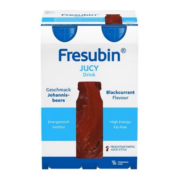 Fresubin Jucy Drink 200mL Blackcurrant EasyBottle Pack 4
