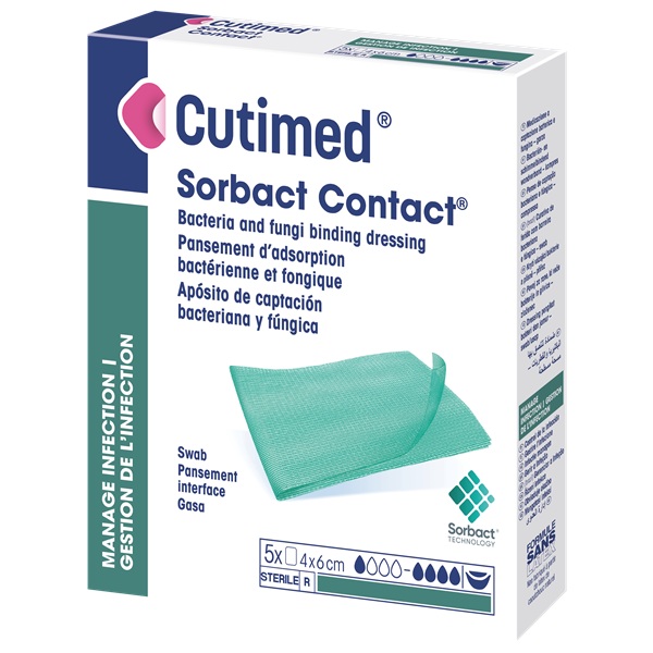 Image of Cutimed Sorbact Contact 4cm x 6cm by BSN Medical