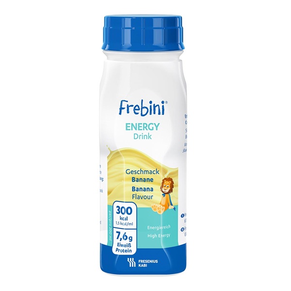 Frebini Energy Drink Banana 200mL Easybottle Pack 4 - Frebini product image for SEO optimization