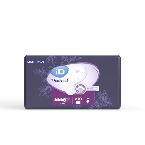 Image of iD Discreet Light Maxi Women Pads by Ontex Healthcare