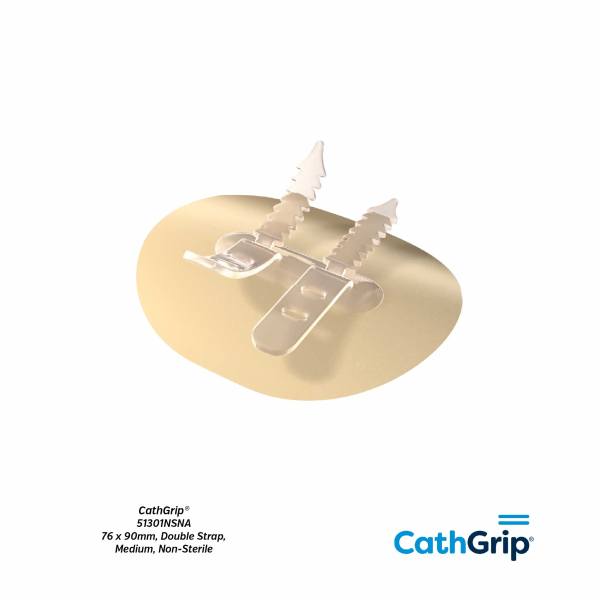 CathGrip Original Double Strap Medium Non-Sterile with BioPlus Wipes