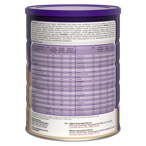 Pediasure Powder Chocolate 800g Can - Image 3