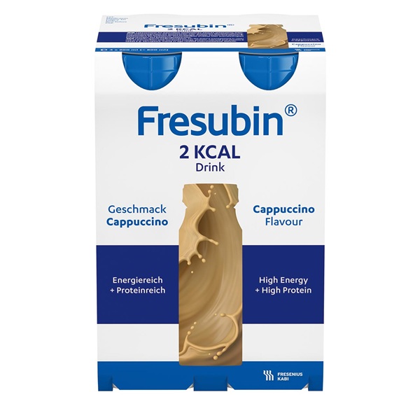 Fresubin 2kcal Drink Cappuccino 200mL Easybottle Pack 4 - Fresubin product image for SEO optimization