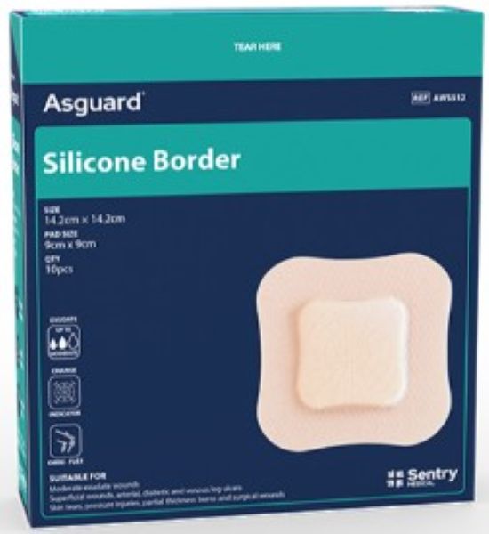 AsGuard Silicone Border 12.5cm x 12.5cm Box 10