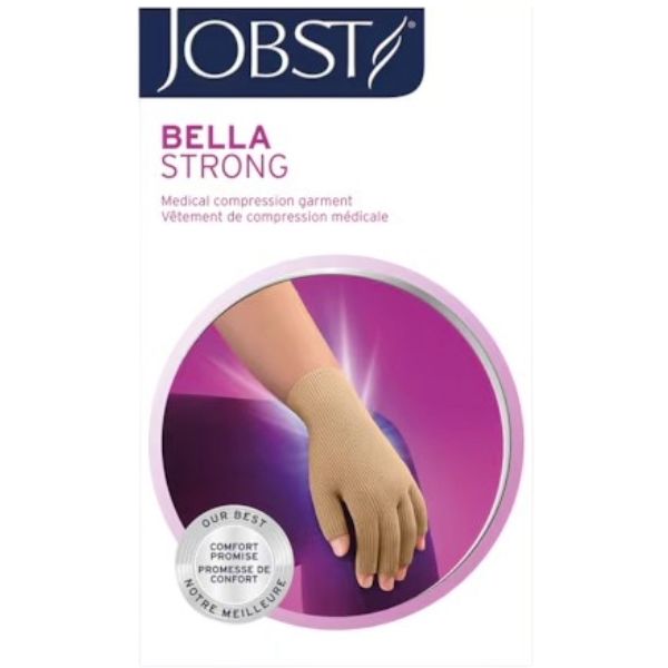 image of a pack of compression glove in beige