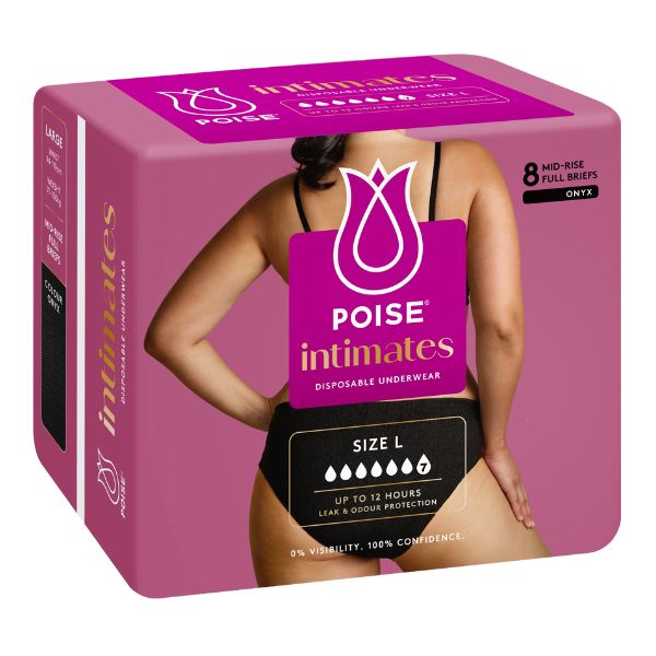 Poise Pants Large 94-119cm 750ml Pack 8