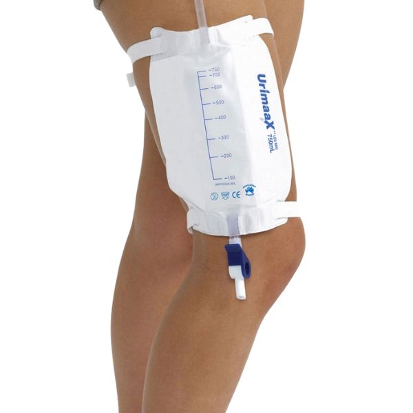 Urimaax Leg Bag Sterile 6cm Tube Flip Tap 750ml - Image 2