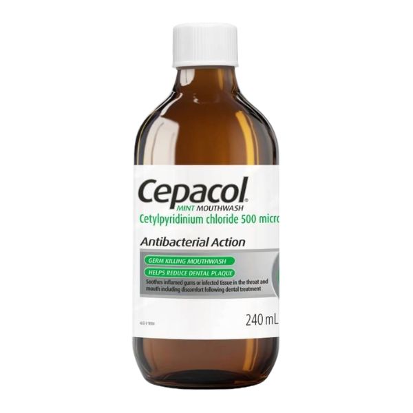 Cepacol Cepacol Antibacterial Mouthwash 240ml Mint product image for SEO and accessibility