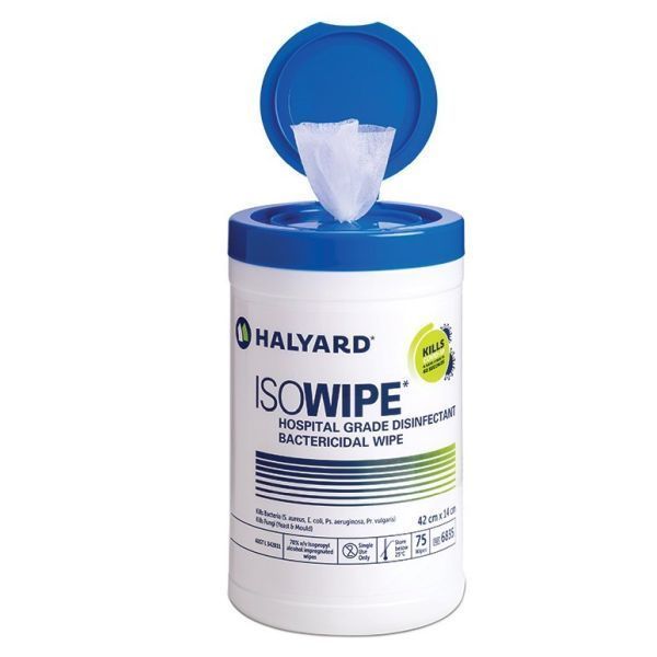 Isowipe Isowipe Disinfecting Wipes Canister 75 product image for SEO and accessibility