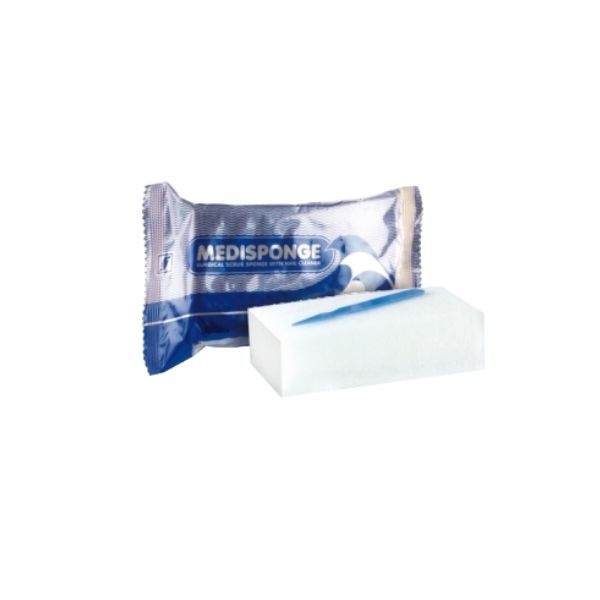 Medisponge with chlorhexidine nail cleaner. SEO optimised product photo.