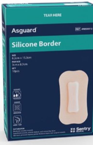 Pack of rectangular dressings