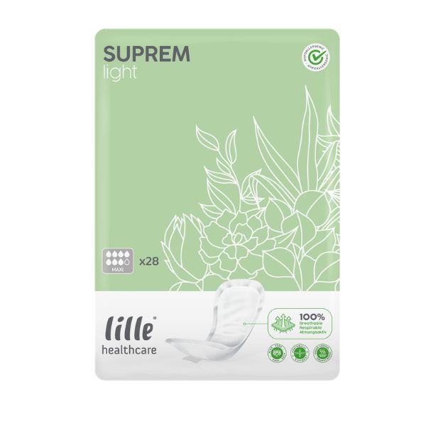 Lille Suprem Pad Light Maxi 370mm 803ml Pack 28