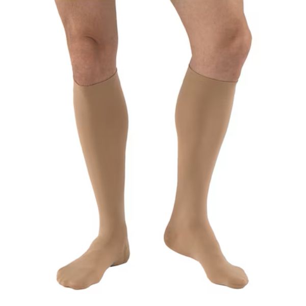 Jobst Relief Knee High Closed Toe Beige Medium 30-40mmHg - Image 2