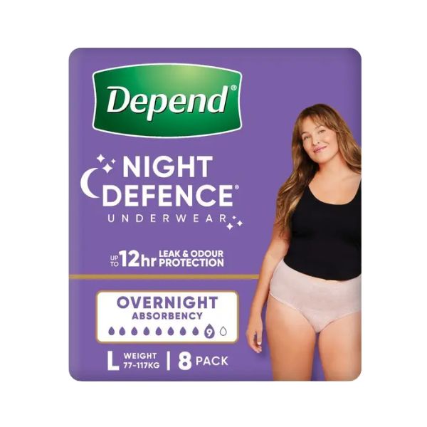 Depend RealFit Night Defence Female Large 1300ml by Depend in Pull_Ups Large