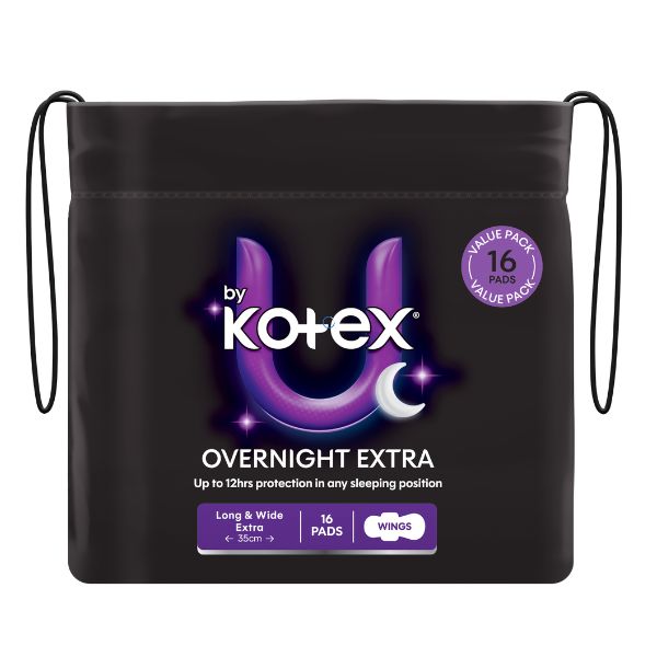 Image of Kotex Overnight Pack 10 by Kotex