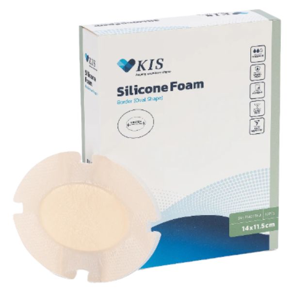 KIS Silicone Foam Border 14cm x 11.5cm  Oval Shape Box 10