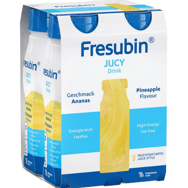 Fresubin Jucy Drink Pineapple 200mL Easybottle Pack 4