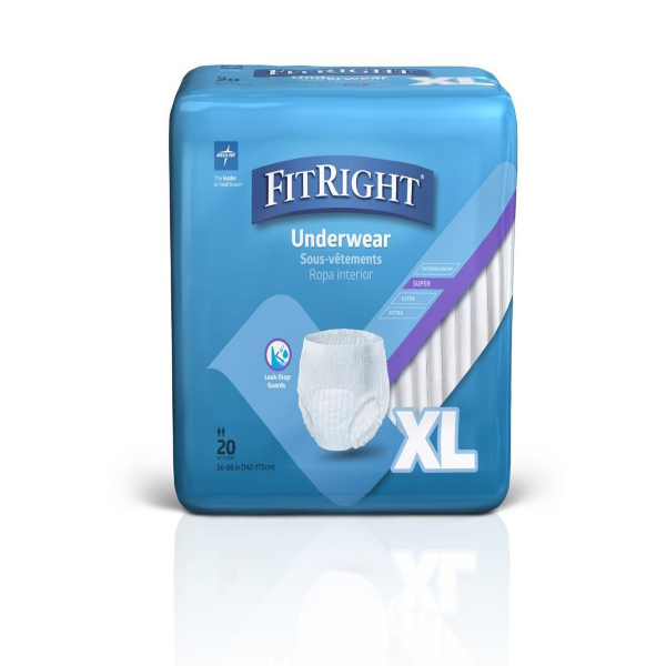 Image of Fitright Super Disposable Pull Up Extra Large 56-68 938mls Pk20 by FitRight