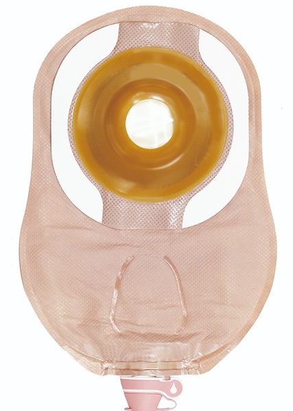 Moderma Flex One-Piece Urostomy Pouch Convex Flextend Barrier Tape Border 35mm Transparent Box 10